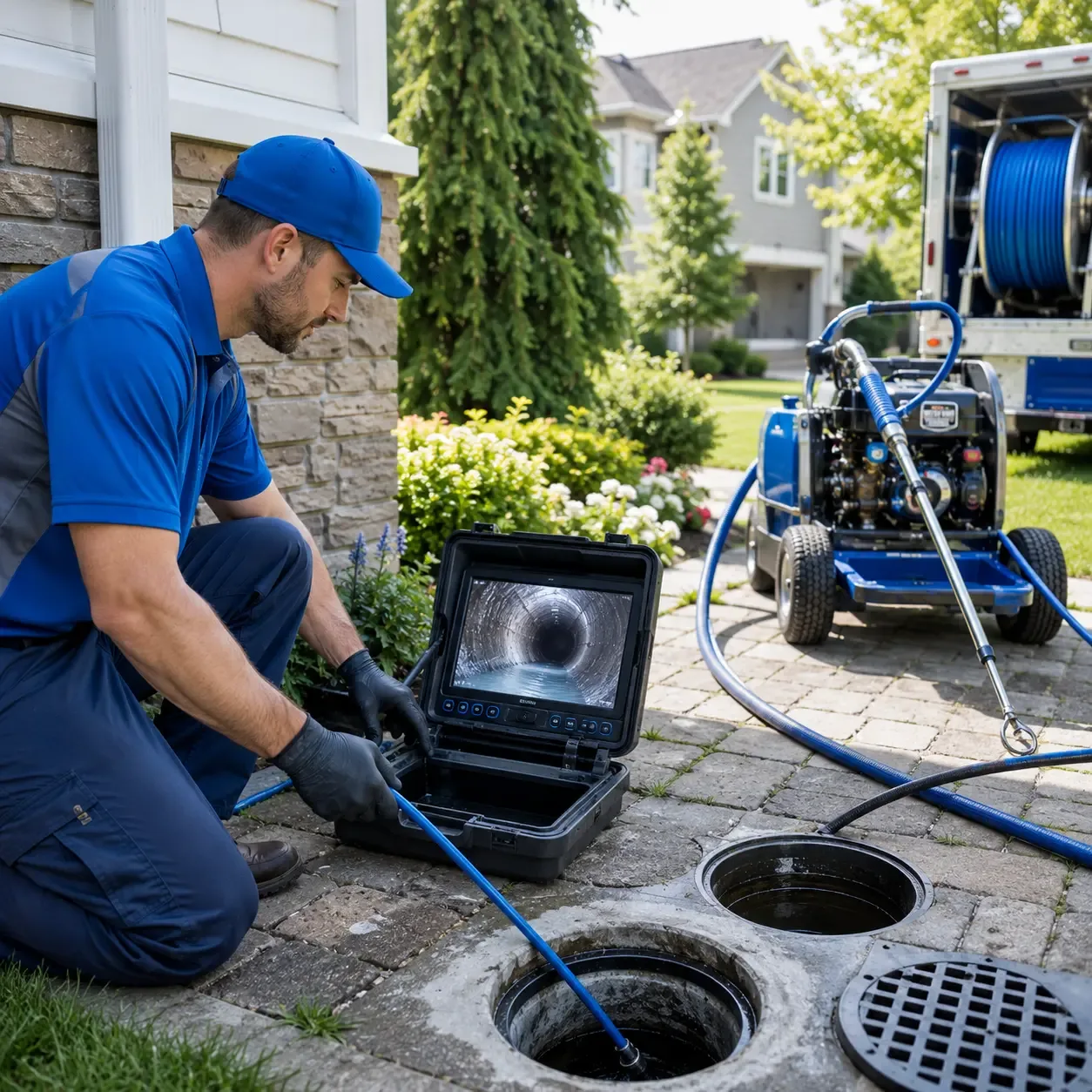 Outdoor drain cleaning professionals serving Clarksburg, PA